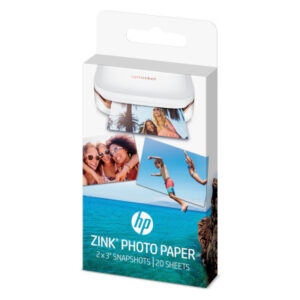 HP        ZINK Photo Paper      5x7,6 cm HPIZ2X320 Sticky-Backed         20 Blatt