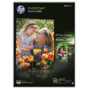 HP        Everyday Photo Paper 200g   A4 Q5451A    InkJet, glossy        25 Blatt