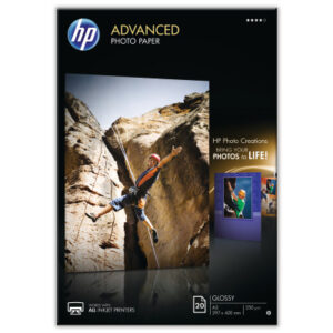 HP        Advanced Glossy Photo Pap.  A3 Q8697A    InkJet 250g           20 Blatt