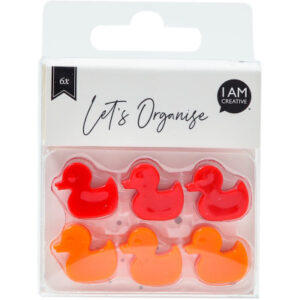 I AM CREA Magnet Ente Let`s Organize 4035.48   rot                    6 Stück