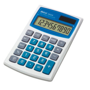 IBICO     Taschenrechner 082X IB410017  10-stellig           grau/blau
