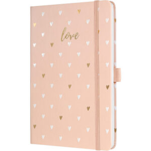 JOLIE     Notizbuch                   A5 JN335     Rose Love, liniert, 174 S.