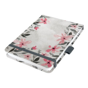 JOLIE     Notizbuch                   A6 JN398     Loose Florals Grey,dots 158 S.