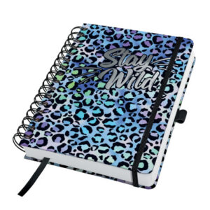 JOLIE     Spiral-Notizbuch            A5 JN652     Blue Leo Love, blanko   240 S.