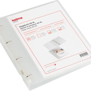 KOLMA     Zeigebuch Vario XL KF       A4 02.018.00 weiss, 4-Ring             20mm