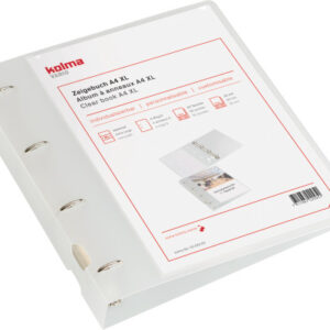 KOLMA     Zeigebuch Vario XL KF       A4 02.022.00 weiss, 4-Ring             40mm