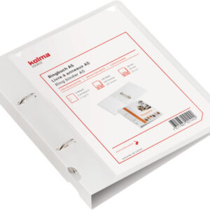 KOLMA     Ringbuch Vario KF           A5 02.116.00 farblos, 20mm        150 Blatt