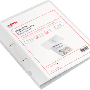 KOLMA     Ringbuch Vario KF           A4 02.118.00 farblos, 8cm, 20mm, 150 Blatt