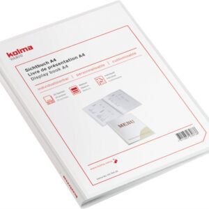KOLMA     Sichtbuch Vario             A4 03.744.16 weiss               20 Taschen