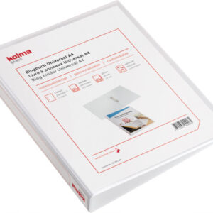 KOLMA     Ringbuch Vario Universal    A4 04.251.16 weiss, 2-Ring             25mm