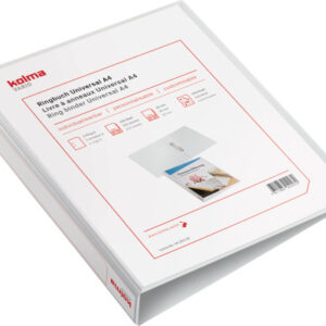 KOLMA     Ringbuch Vario Universal    A4 04.253.16 weiss, 2-Ring             35mm