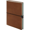 KOLMA     Notizbuch Smooth            A5 06.441.20 2in1, braun/türkis   224 Blatt