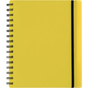KOLMA     Notizbuch Easy KolmaFlex    A5 06.551.11 gelb, kariert 5mm      100 Bl.