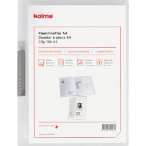 KOLMA     Klemmhefter Tender          A4 10.016.00 transparent, 2-teilig