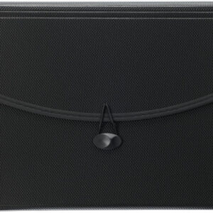 KOLMA     Fächermappe Selection       A4 11.053.06 mit Zip, schwarz      6 Fächer
