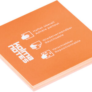 KOLMA     kolma NOTES            76x76mm 13.009.12 1x100 Blatt             orange
