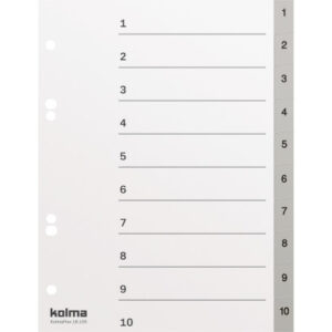 KOLMA     Register KolmaFlex          A5 18.105.03 grau                      1-10