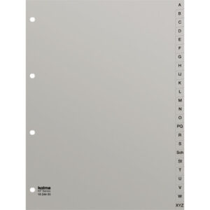 KOLMA     Register KolmaFlex          A4 18.244.03 grau             A-Z 24-teilig