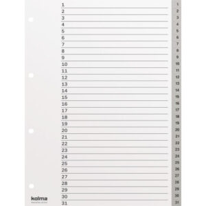 KOLMA     Register KolmaFlex          A4 18.314.03 grau                      1-31