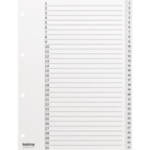 KOLMA     Register KolmaFlex          A4 18.314.16 weiss                     1-31