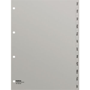 KOLMA     Register LongLife           A4 19.123.03 grau                Dez-Jan DE