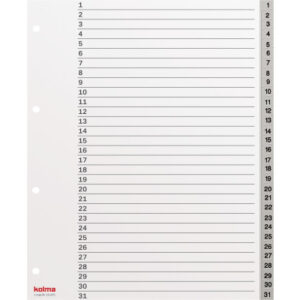 KOLMA     Register LongLife          A4+ 19.425.03 grau                      1-31