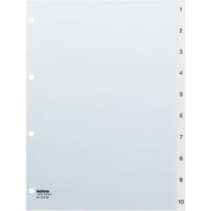 KOLMA     Register Vista              A4 21.114.00 transparent               1-10