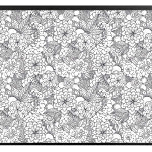 KOLMA     Schreibunterlage 35.570.20 Blumen                 50x34cm