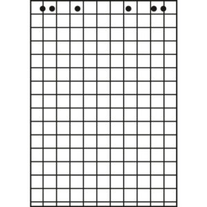 LANDRE    Flipchart-Block        68x99cm 10050589  80g, kariert, recycl. 5x20 Bl.
