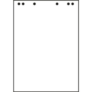 LANDRE    Flipchart-Block        68x99cm 10050593  80g, blanko         5x20 Blatt