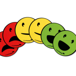 LEGAMASTE Symbole Emoticon          50mm 7-123304  ass., magnetisch       6 Stück
