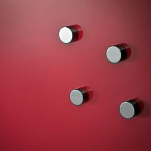 LEGAMASTE Glasboard 7-181700  Magnete silber 6 Stk.