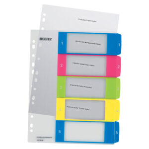 LEITZ     Register PP WOW            A4+ 12410000  multicolor                 1-5