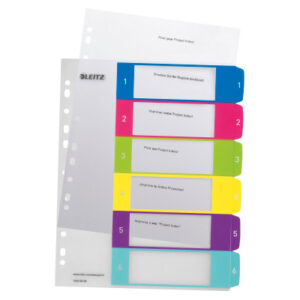 LEITZ     Register PP WOW            A4+ 12420000  multicolor                 1-6