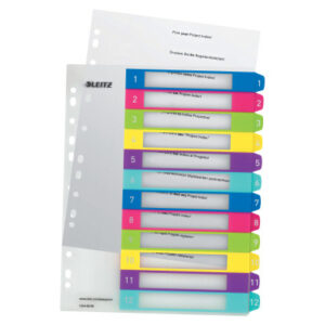 LEITZ     Register PP WOW            A4+ 12440000  multicolor                1-12