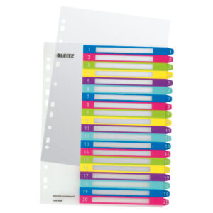 LEITZ     Register PP WOW            A4+ 12450000  multicolor                1-20