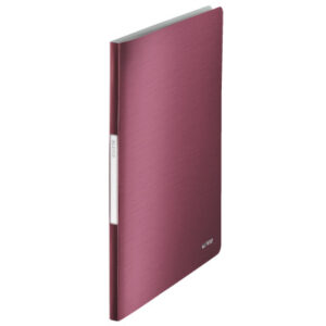 LEITZ     Sichtbuch Style PP          A4 39580028  granat rot          20 Taschen