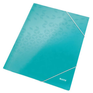 LEITZ     Gummibandmappe WOW          A4 39820051  eisblau