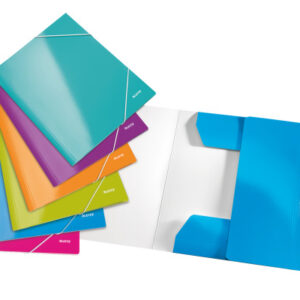 LEITZ     Gummibandmappe WOW          A4 39821099  assortiert, 6 Stück