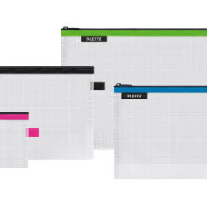 LEITZ     Zip-Verschlusstasche WOW S/M/L 40160099  ass.                   4 Stück