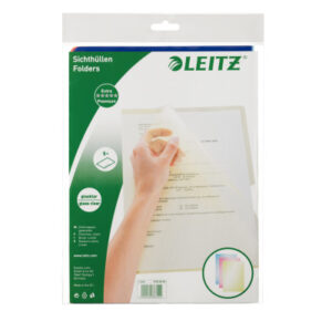 LEITZ     Premium Sichtmappe PVC      A4 41006099  transparent, ass.      5 Stück