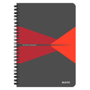 LEITZ     Collegeblock Office Card    A5 44590025  rot                    liniert