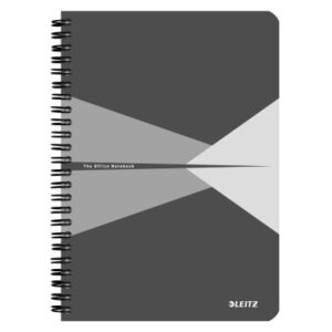 LEITZ     Collegeblock Office Card    A5 44590085  grau                   liniert