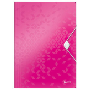 LEITZ     Gummibandmappe WOW          A4 45990023  pink             für 150 Blatt