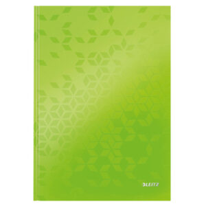 LEITZ     Notizbuch WOW               A4 46251054  liniert, 90g              grün