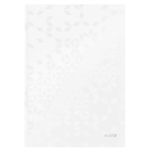 LEITZ     Notizbuch WOW               A4 46251001  liniert, 90g        perl weiss