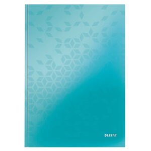 LEITZ     Notizbuch WOW               A4 46251051  liniert, 90g           eisblau