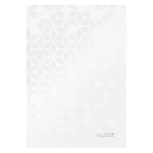 LEITZ     Notizbuch WOW               A5 46271001  liniert, 90g        perl weiss