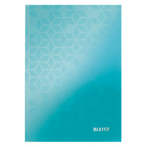 LEITZ     Notizbuch WOW               A5 46271051  liniert, 90g           eisblau