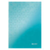 LEITZ     Notizbuch WOW               A5 46281051  kariert, 90g           eisblau